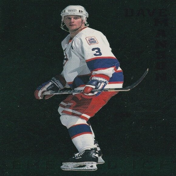 Dave Manson - Winnipeg Jets NHL Hockey Card Collection - Picture 3 of 4